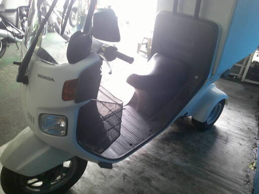 HONDA ジャイロキャノピー2-Fi 白 自賠責で乗れます 半額配送