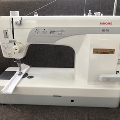 売れました)革 デニムも縫える☆JANOME職業用ミシンHS-70☆