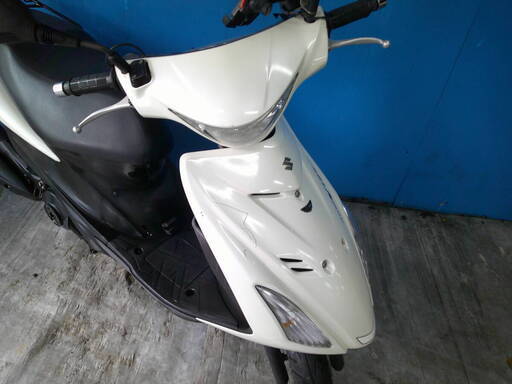 SUZUKI アドレスV125S 白 格安提供車半額配送キャンペーン 期間限定 現状渡し諸経費￥0- 横浜 P-Yard SUZUKI アドレスV125S-リミテッド 白 半額配送キャンペーン 期間限定