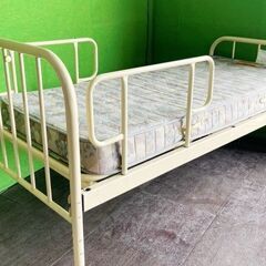 【発送もOK】【フランスベッド】手動式　介護用ベッド 9000 専用マットレス付き　■A-3040