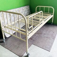 【発送もOK】【フランスベッド】手動式　介護用ベッド 9000 専用マットレス付き　■A-3040