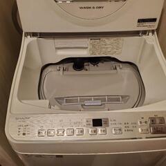 【お引き取りいただける方】SHARP 縦型洗濯機2019年式 乾燥機能付 5.5㎏