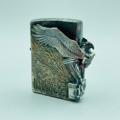 a0704601 HARLEY-DAVIDSON ハーレーダビッドソン ジッポ ZIPPO ライター エンジン オイルライター ヴィンテージ 中古品