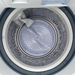 【決まりました】SHARP 電気洗濯乾燥機 8キロ乾燥4.5キロES-TX8E-W 2021年製 幅600奥行650高さ1025