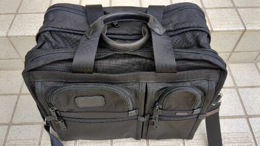 【バッグ】TUMI 2way エクスパンダブル ビジネスバッグ ショルダーバッグ 黒