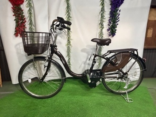 No.85 ヤマハ PA24W 電動アシスト自転車 PAS With（パス ウィズ） 24型 内装3段変速整備済み中古現状