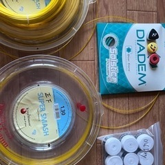 テニス　硬式　ポリエステル ガット　スーパースマッシュスパイキーなど