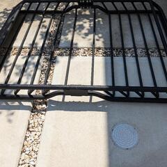 ルーフラック アルミ 組立式 ワイルド カーゴラック ルーフバスケット 製 ルーフキャリア ブラック 黒 マッドブラック