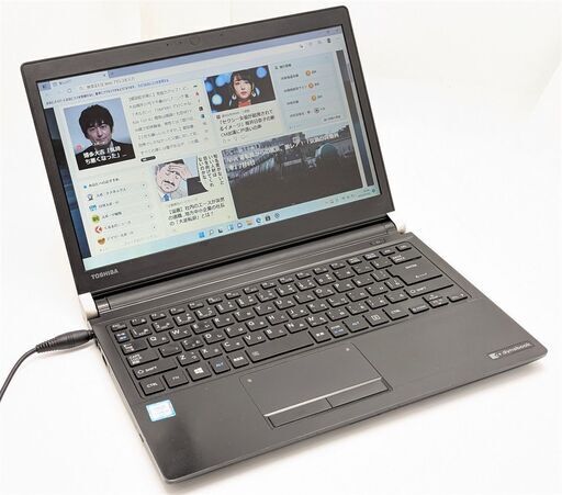 激安 高速SSD 8GBメモリ 13.3型 ノートパソコン 東芝 TOSHIBA R73/B 中古良品 第6世代Core i5 Wi-Fi DVDRW Bluetooth Windows11 Office