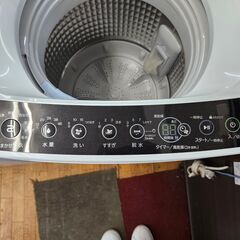 【リサイクルショップどりーむ鹿大前店】No.10223　ハイアール　洗濯機　2021年製　洗濯容量5.5㎏　1～2暮らしに最適なサイズです♪