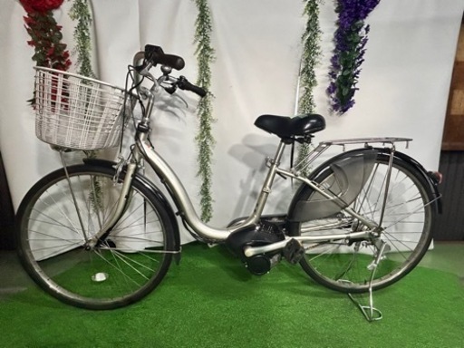No.87 ヤマハ PAS ナチュラ スーパー PA26NSP電動アシスト自転車 26インチ整備済み中古現状