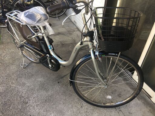 地域限定送料無料　ヤマハ　パスウィズ　新基準　12,3AH　子供乗せ　シルバー　アシスタ　ビビDX　神戸市　電動自転車 地域限定送料無料 ヤマハ パスウィズ 新基準 12,3AH 子供乗せ シルバー