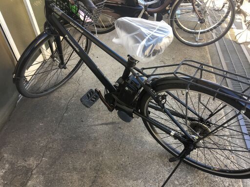 地域限定送料無料　パナソニック　ベロスター　16AH　新基準　7段変速　黒　パスブレイス　リアルストリーム　神戸市　電動自転車 地域限定送料無料 パナソニック ベロスター 16AH 新基準 7段変速 黒