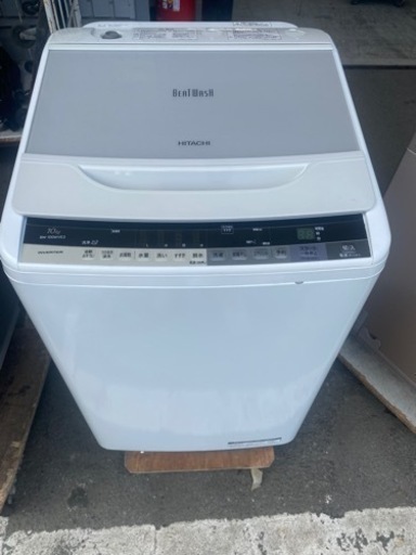 福岡市内配送設置無料✨　日立 ビートウォッシュ BW-100WVE3（ホワイト）［エディオンオリジ