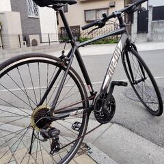 クロスバイク　air-on  black  21段　700✕28c 狭山市引取限定