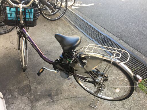 地域限定送料無料　ビビ　DX　8,9AH　子供乗せ　白　神戸市　電動自転車 地域限定送料無料 ビビ DX 8,9AH 子供乗せ シルバー 神戸市 電動自転車