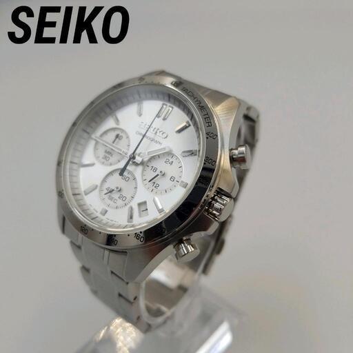 【美品】セイコー　SEIKO SPIRIT　クロノグラフ SBTR009