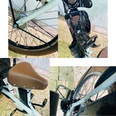新品部品☺整備士*防犯登録 電動自転車 子供乗せ ZC ブリヂストン