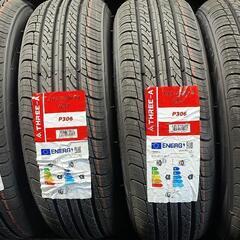 🌞165/70R14⭐工賃込み！新品未使用！アクア、ヴィッツ、スイフト、マーチ、ソリオ、スペイド、パッソ、ブーン、Kei等に！THREE-A製サマータイヤ入荷しました🌞