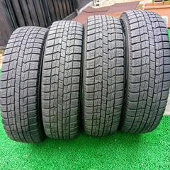 決まりました軽自動車用アルミホイール付きバリ山スタットレスタイヤ