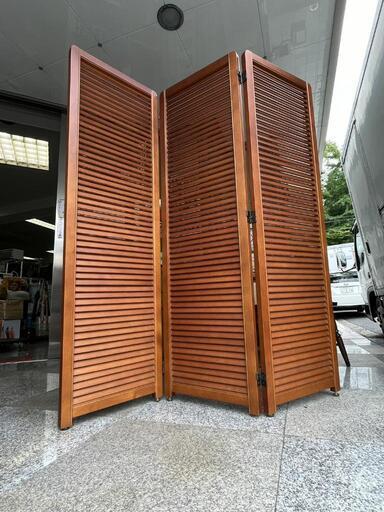 ★ パーテーション 3連パーテーション 間仕切り 衝立 木製