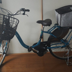 YAMAHA】PAS Withマットスモーキーブルー（ツヤ消しカラー）美中古品