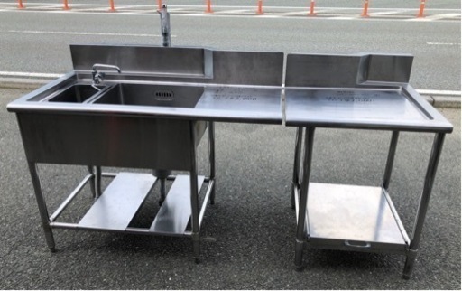 ⭐︎中古品　食器洗浄機用　ソイルドシンク\u0026クリーンテーブル厨房用品⭐︎