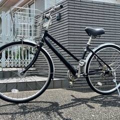 点検済み⭐️中古自転車　YouTube動画あり アルミフレーム　オートライト　6段ギア　26インチ　新品リング錠付　リペアボックス  