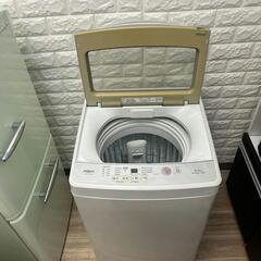 ご成約済み🙏配送設置0円で🆗✌　AQUA 洗濯機分解洗浄済み✨✨5.0㎏❗❗