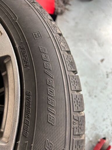 235/50R18 GOODYEA ICENAVI7 21y PCD120 ホイール付き GOODYEAR 