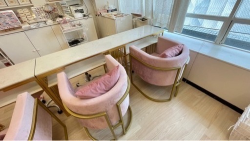 今週まで！お値下げ中ネイルサロン テーブルセット