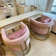 今週まで！お値下げ中ネイルサロン テーブルセット