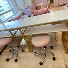 今週まで！お値下げ中ネイルサロン テーブルセット