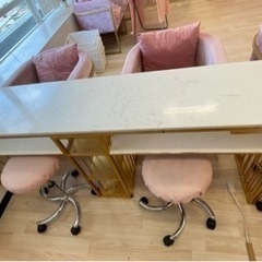 今週まで！お値下げ中ネイルサロン テーブルセット