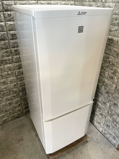 大阪送料無料★3か月保障付き★冷蔵庫★2018年★三菱★２ドア★MR-P15EC-KW★R-146