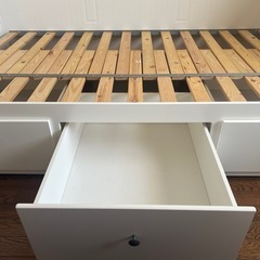  【受付終了7/12】IKEA収納付きベッド¥60,970→¥14,800