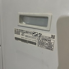 直接引取りのみ【2021年製】日立　除湿地電気衣類乾燥機　DE-N40WX形