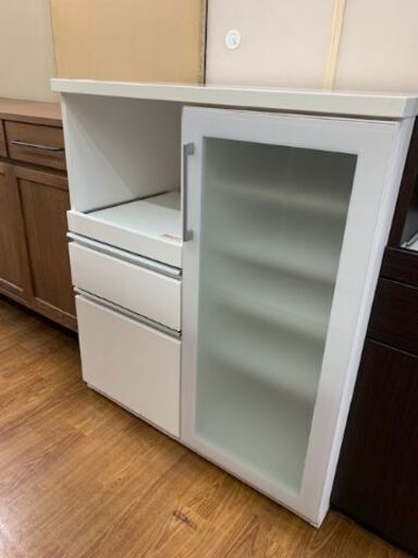 【軽トラ無料貸し出し】【ニトリ】【１枚扉キッチンカウンターNポスティア90】【トレファク所沢店】