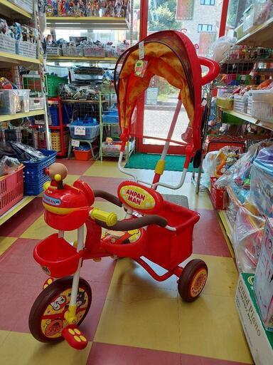 子供用品アンパンマン三輪車