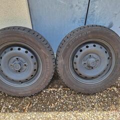 バモスで使用していたスタッドレスタイヤ４本