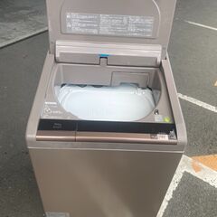 🌈北九州市内配送設置無料✨🌈　日立 HITACHI ビートウォッシュ たて型洗濯乾燥機（10.0kg） 自動お掃除搭載 シャンパン BW-D10XTV N