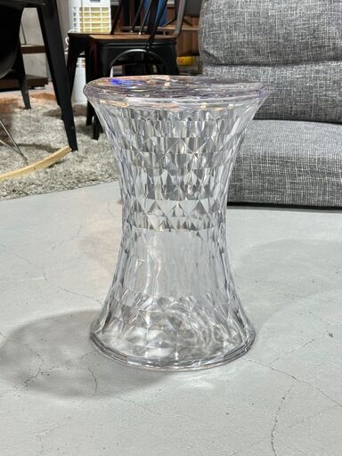 【クリスタルスツール】Kartell カルテル マルセル・ワンダース STONE リプロダクト 復刻 スツール イタリアンデザイン