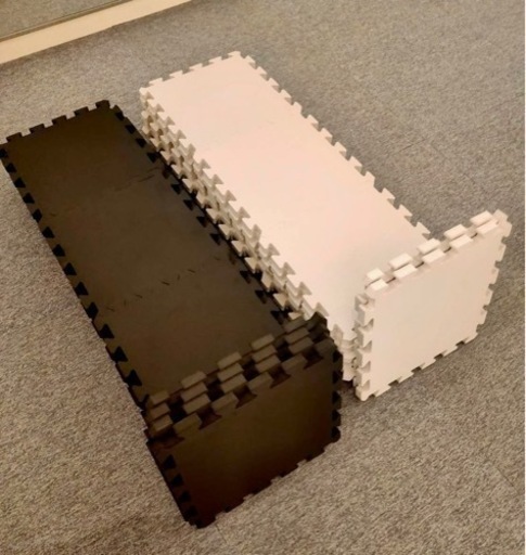 【未使用品】持ち運び可能「SUPERビックマットDX」EVA素材ジョイントマット　厚み1.8cm抗菌