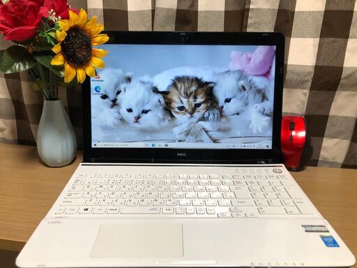 特価お買い得！高速i5第4世代・爆速SSD240GB・Win11・Webｶﾒﾗ内蔵・メモリ8GB人気のエクストラホワイト/Office2021付/15.6ｲﾝﾁ/無線LAN/DVD・CD再生ソフト付　No.2407005