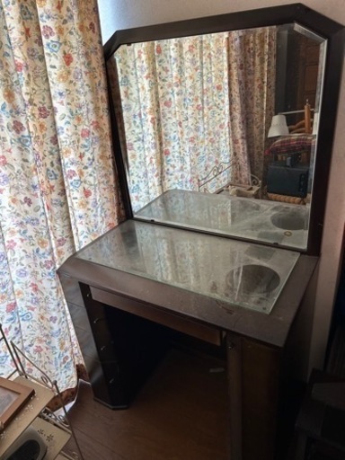 昔の化粧台　家具