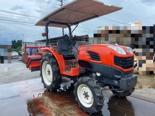 クボタ トラクター T245D 499時間 ロータリー付き 塗装済み 作動確認済み 引き取り限定