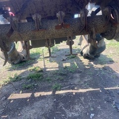 ヤンマー つる切機 FMS6 ハンマーナイフロータ 甘藷つる切機 中古 エンジン始動 故障有り 引き取り限定 