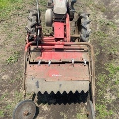 ヤンマー つる切機 FMS6 ハンマーナイフロータ 甘藷つる切機 中古 エンジン始動 故障有り 引き取り限定 