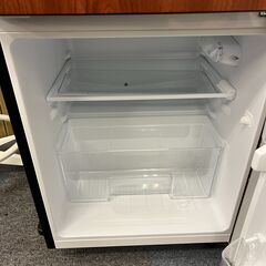 【稼動品】IRIS OHYAMA アイリスオーヤマ ノンフロン冷凍冷蔵庫 PRC-B092D-M 87L 家庭用家電 2024年製 ブラック ウッド 2ドア