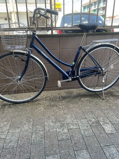 リサイクルショップどりーむ荒田店 No1337 自転車　シティサイクル　２６インチ　チェーンフルカバー　LEDオートライト付き　シンプルで乗りやすい♪